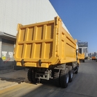 Euro 2 HOWO Yellow King Mine Dump Truck 30 Tons Loading