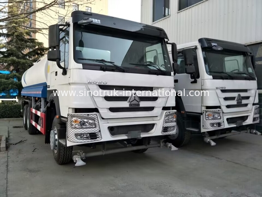 SINITRUK Water Tank Truck 6x4 LHD 371HP 18CBM White Large Capacity