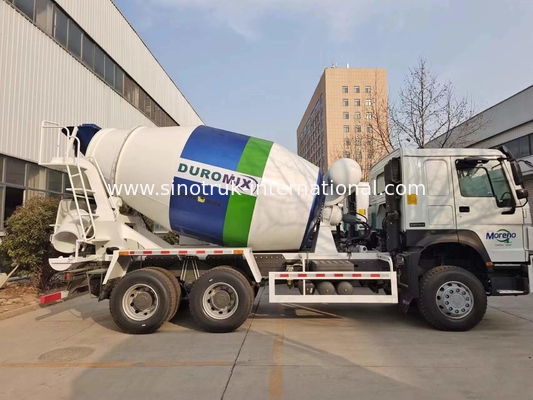 HOWO SINOTRUK Concrete Mixer Truck 371HP White Euro II ZZ1257N3841W