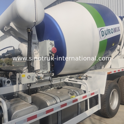 SINOTRUK WHITE HOWO 371HP Concrete Mixer Truck LHD