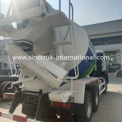 HOWO SINOTRUK Concrete Mixer Truck 371HP White Euro II ZZ1257N3841W