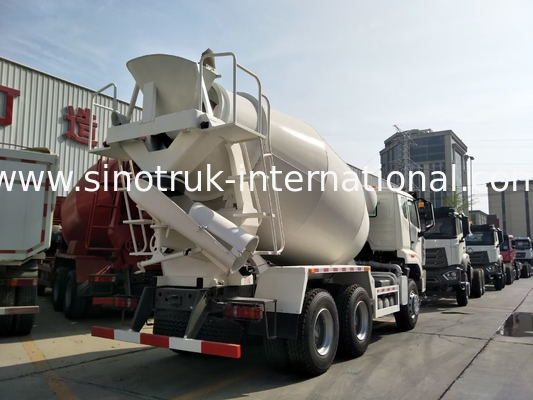 HOWO SINOTRUK Concrete Mixer Truck High Efficiency 10CBM 380HP 6X4 LHD