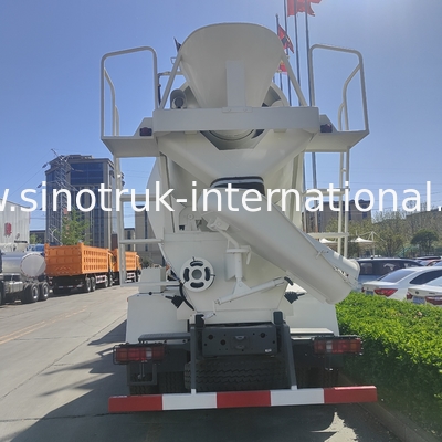 HOWO SINOTRUK Concrete Mixer Truck White 10CBM 380HP 8X4 RHD