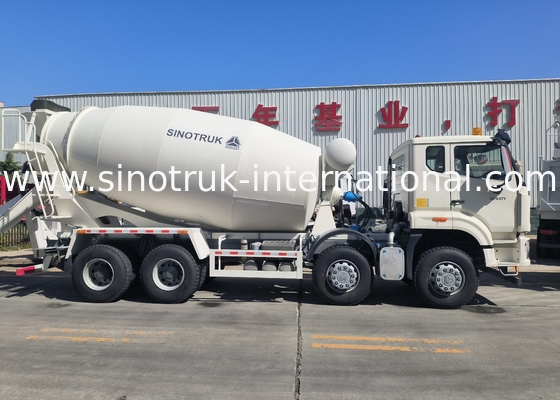 New Howo Concrete Mixer Truck 10-20CBM 8 X 4 Euro 2 380Hp Construction