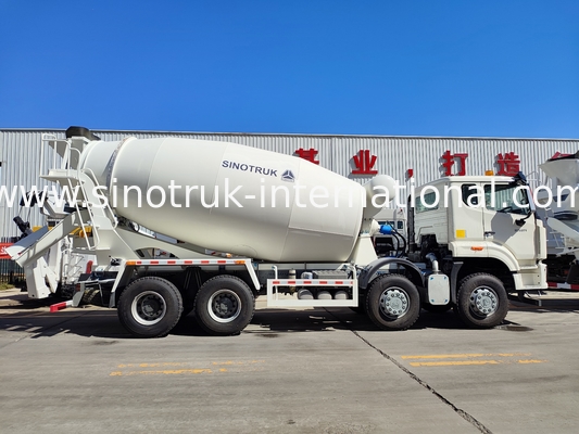 RHD 6×4 10wheels White Concrete Mixer Truck Euro 2