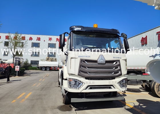RHD 6×4 10wheels White Concrete Mixer Truck Euro 2