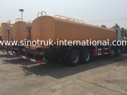 Sinotruk Howo Sprinkler Water Tank Truck 30CBM 8 X 4 Euro 2