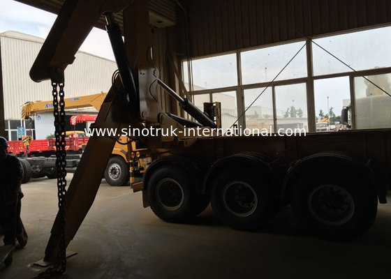 3 Axles Semi Trailer Container Side Loader For Lifting 20ft / 40ft Container