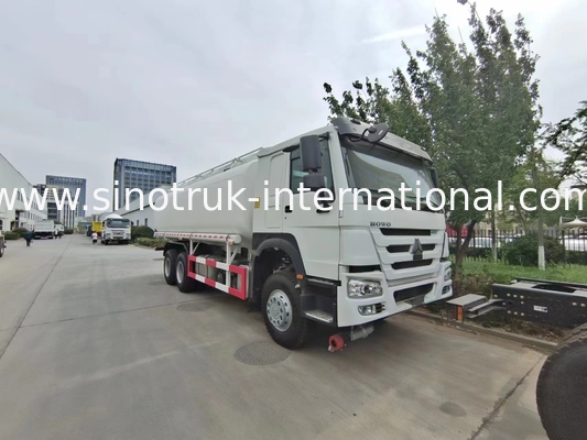 HOWO 6×4 10 Wheels Oil Tank Truck 400HP 20CBM For Transportation