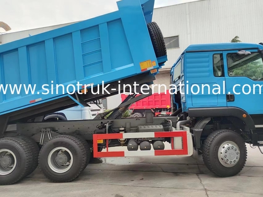 Blue LHD 6×4 10 wheels HOWO Tipper Dump Truck High Horsepower 371HP