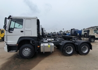 Sinotruk Howo Tractor Truck Lhd 10Wheels 400Hp 6 × 4 HW76 White