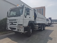 SINOTRUK HOWO 6x4 400HP U Type White Dump Truck For Mining Using RHD