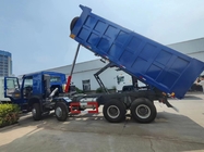 400HP Low Fuel Consumption HOWO Blue Tipper Dump Truck RHD 6×4 12wheels High Horsepower