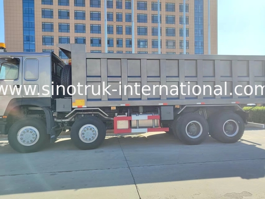 RHD 8×4 12wheels High Horsepower HOWO 26CBM Tipper Truck 380HP Low Fuel Consumption