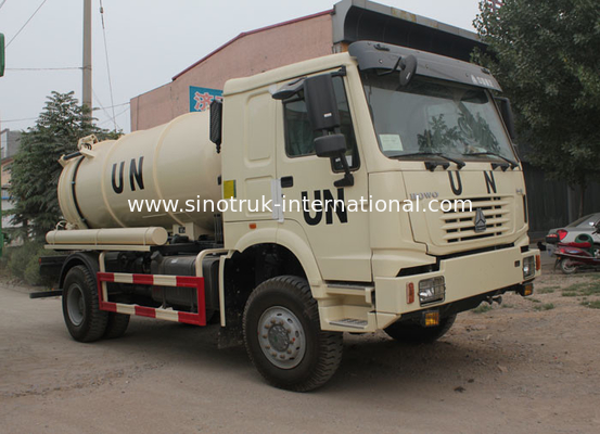 Sanitation Enterprise Sewage Suction Truck 8-12CBM LHD 4X2 , Liquid Waste Trucks