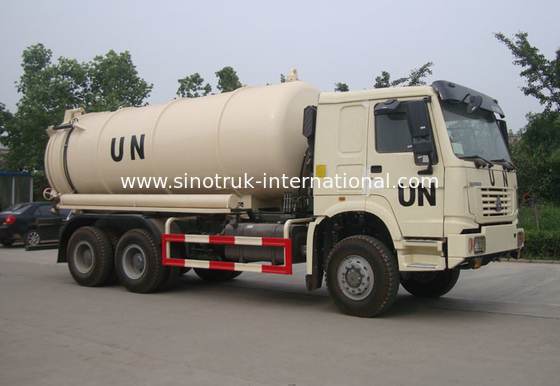 6×4 Drive Type Sewage Suction Truck With Pump With Hydraulic Control System