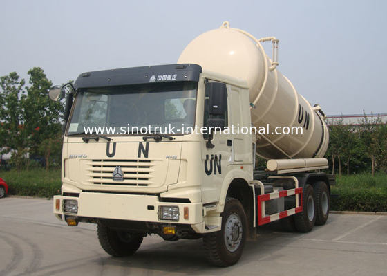 16CBM Collecting Sewage Sludge Vacuum Pump Septic Tank Cleaning Truck LHD 6X4