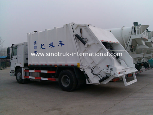 SINOTRUK Compressed Refuse Collection Trucks 15-16 CBM 290HP ZZ1167M4611