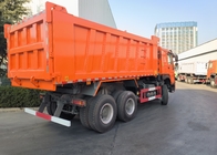 Sinotruk Howo Tipper Dump Truck Weichai 380Hp 6 × 4  5200 - 5800mm For Export