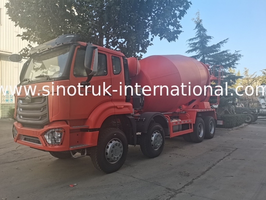 Sinotruk Howo N7 Concrete Mixer Truck 6 X 4 Euro 2 380hp For Construction