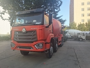 Sinotruk Howo N7 Concrete Mixer Truck 6 X 4 Euro 2 380hp For Construction