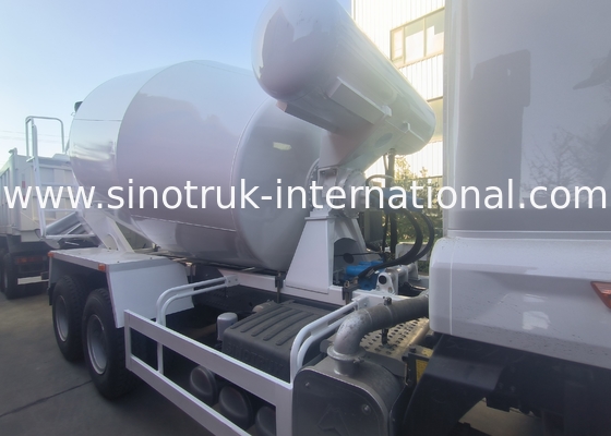 Sinotruk Howo N7 Concrete Mixer Truck 6-10CBM 6 X 4 Euro 2 Mixing Plant