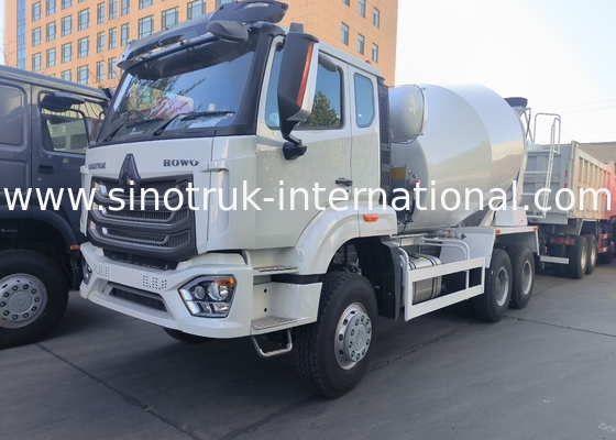 Sinotruk Howo N7 Concrete Mixer Truck 6-10CBM 6 X 4 Euro 2 Mixing Plant