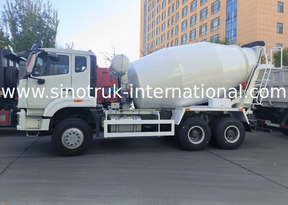 Sinotruk Howo N7 Concrete Mixer Truck 6-10CBM 6 X 4 Euro 2 Mixing Plant