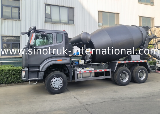 Sinotruk Howo N7 Concrete Mixer Truck 6-10CBM 6 X 4 Euro 2 380Hp