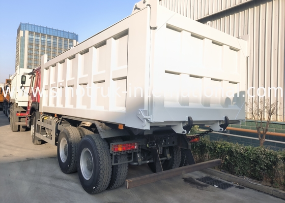 Sinotruk Howo Tipper Dump Truck 400Hp 6 × 4  20CBM Front Lifting Hydraulic Cylinder