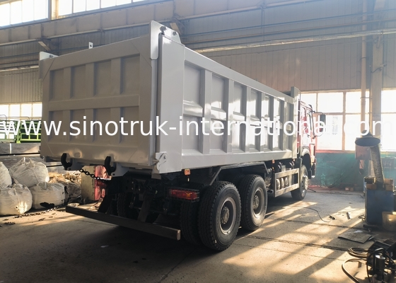 Sinotruk Howo Tipper Dump Truck 400Hp 6 × 4  20CBM Front Lifting Hydraulic Cylinder