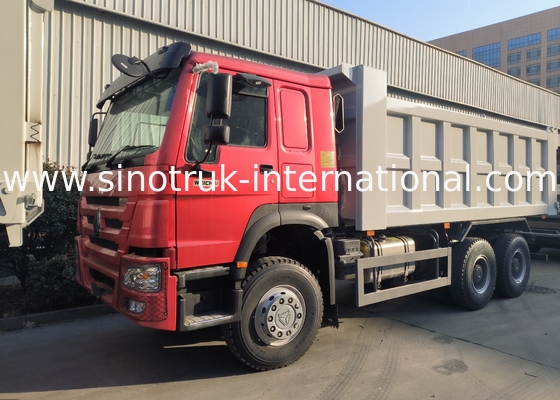 Sinotruk Howo Tipper Dump Truck 400Hp 6 × 4  20CBM Front Lifting Hydraulic Cylinder