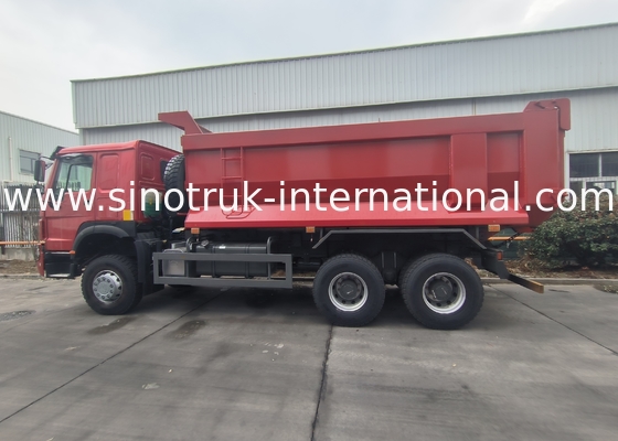 Sinotruk Howo Tipper Dump Truck 380Hp 6 × 4  20CBM U Type Box 10 Wheels