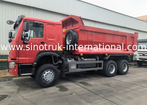 Sinotruk Howo Tipper Dump Truck 380Hp 6 × 4  20CBM U Type Box 10 Wheels