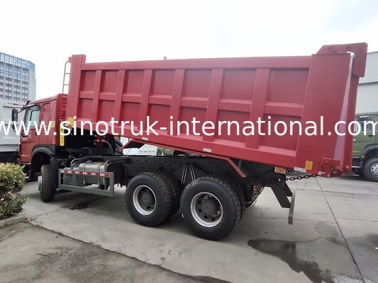SINOTRUCK Howo Tipper Dump Truck 380Hp 6 × 4  20CBM Box 10 Wheels Smashing Angle iron