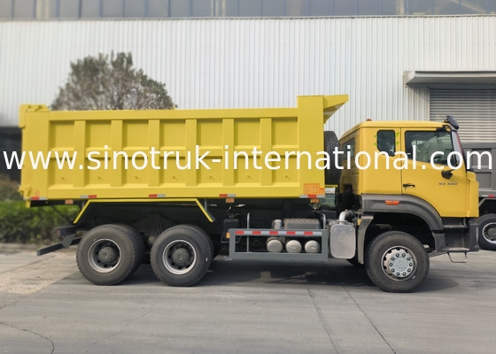 Sinotruk Tipper Dump Truck NX 6 × 4 10 Wheels Weichai 380Hp Big Tray