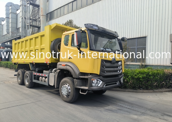 Sinotruk Tipper Dump Truck NX 6 × 4 10 Wheels Weichai 380Hp Big Tray