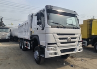 Sinotruk Howo Used Tipper Dump Trucks Used 371Hp Or 375 Hp 6 × 4  Refurbishment