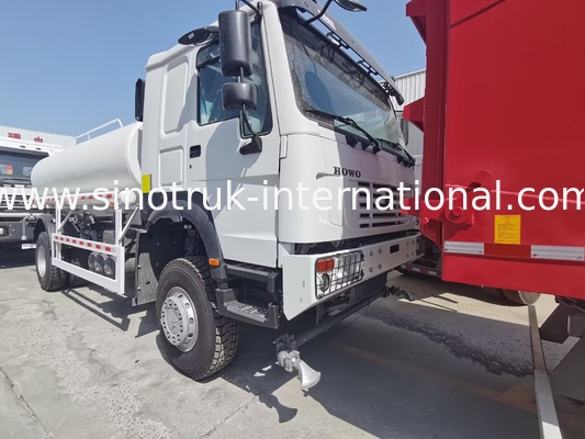 HOWO SINOTRUK Water Tank Truck 300HP With High Pressure Flush Function