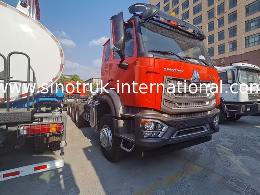 Sinotruk New Howo Tipper Dump Truck Chassis Weichai Engine 6 × 4  LHD Orange Color