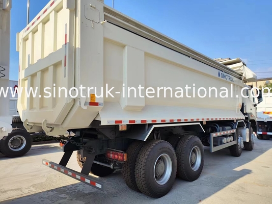 Sinotruk Hohan New HOWO Tipper Dump Truck N7 6 × 4 10 Wheels 380Hp RHD U Type  Automatic Tarpaulin