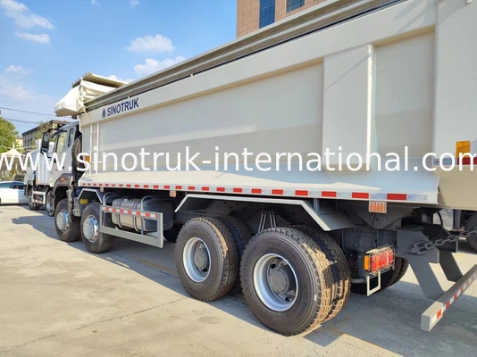 Sinotruk Hohan New HOWO Tipper Dump Truck N7 6 × 4 10 Wheels 380Hp RHD U Type  Automatic Tarpaulin