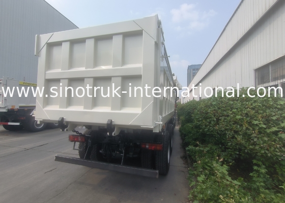 Sinotruk Tipper Dump Truck  Brand New 6 × 4  Nx 20CBM White With Automatic Tarpaulin