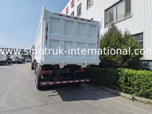 12 Wheels Sinotruk HOWO 8X4 Dump Truck 400hp For Mining