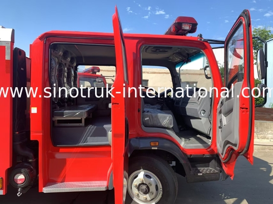 2CBM 4X2 116HP Fire Fighting Truck Agricultural Fire Engine Truck For Landscaping