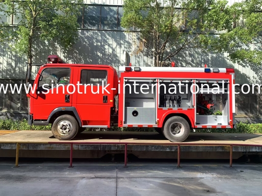 2CBM 4X2 116HP Fire Fighting Truck Agricultural Fire Engine Truck For Landscaping