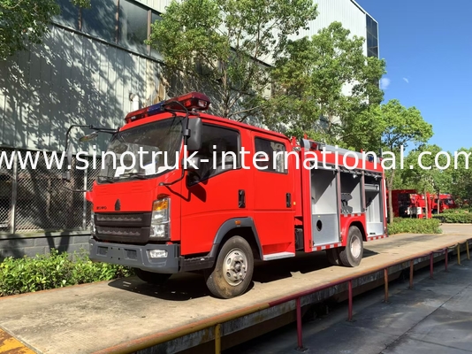2CBM 4X2 116HP Fire Fighting Truck Agricultural Fire Engine Truck For Landscaping