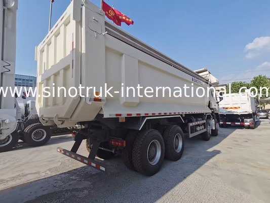 Sinotruk HOHAN New HOWO 8X4 Dump Truck 380hp 12 Wheels White H77L ZZ3317V386JB1R U Type