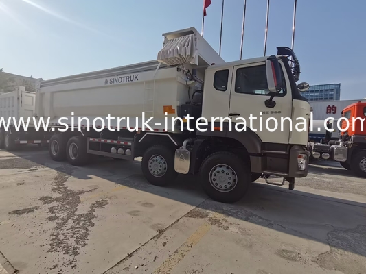 Sinotruk HOHAN New HOWO 8X4 Dump Truck 380hp 12 Wheels White H77L ZZ3317V386JB1R U Type