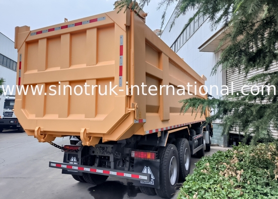 Sinotruk Howo Tipper Dump Truck 8 × 4  Lhd 12 Wheels U Shape Tipper Body Euro 2
